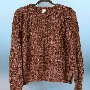 Essentials by Full Tilt Pullover Burgundy Sweater.